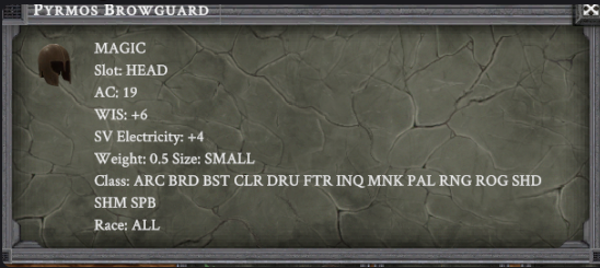 PYRMOS BROWGUARD item card